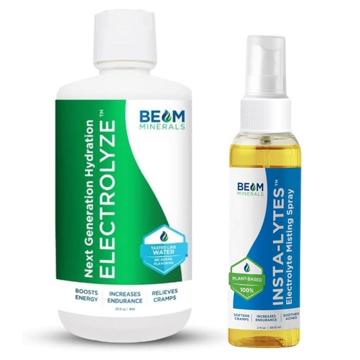 [BRSRA2Y6CUMRA2D5] Beam Minerals Electrolyte Imbalance Solution Electrolyze and Insta-Lytes Natural Liquid Electrolytes 2oz