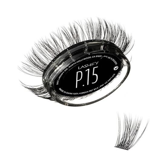 [BRSROBQCDMHBUFDV] Lashify Plushy 15mm Gossamer Lashes in Black, Easy DIY False Lashes for a Voluminous Yet Still Natural Look