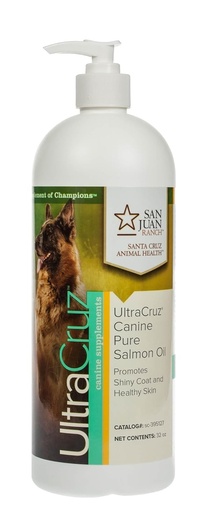 [BRSWIGAGBYOWAGTG] UltraCruz Canine Pure Salmon Oil Supplement for Dogs, 32 oz,sc-395127