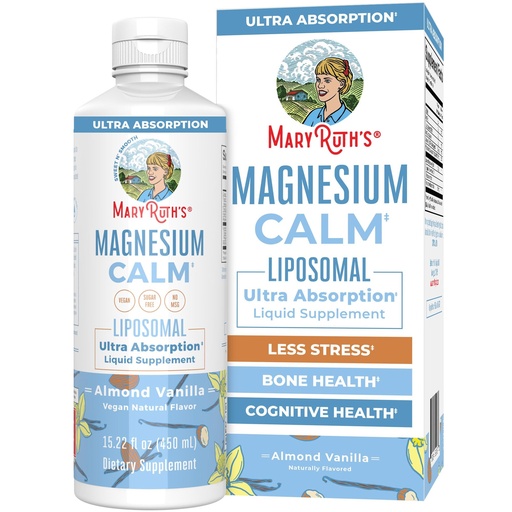 [BRSWYBI3DEFBEDLL] MaryRuth Organics Magnesium Liposomal| Magnesium Supplement | Magnesium Bisglycinate | Muscle & Bone Support | Mood Support Vitamin | Vegan | Non-GMO | Gluten Free | 15.22 Fl Oz | 30 Servings