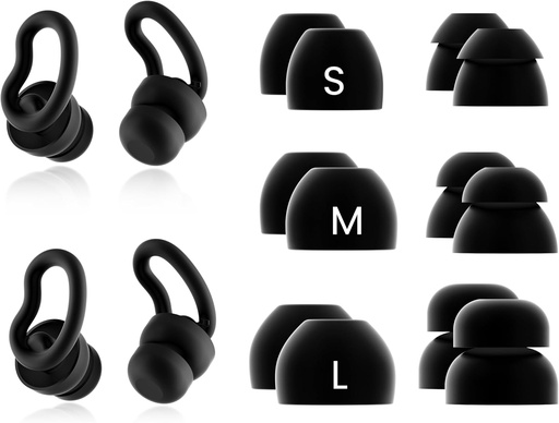 [BRSRAAQTBUORQCYV] Reusable Soft Silicone Ear Plugs