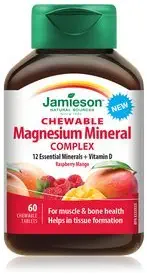 [BRSWGZ3YOUARODTA] Jamieson Chewable Magnesium Mineral Complex, 60 Tablets
