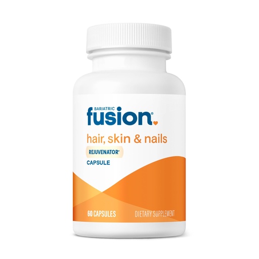 [BRSWGAT4CMHGOYLX] Bariatric Fusion ONE Per Day Bariatric Hair Skin and Nails Vitamins REJUVENATOR for Women | Vegan Hair Growth Vitamins with Biotin, Vitamin B12, and B1 | Easy to Swallow | 60 Capsules