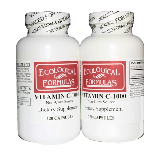 [BRSW2AAHDJ4AYDYU] Ecological Formulas Vitamin C from Tapioca for Sensitive Stomachs Convenient 2-Pack
