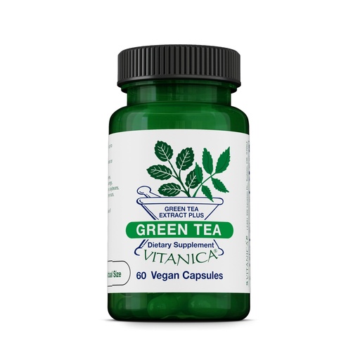 [BRSWIYQGPIPWAHAV] Vitanica Green Tea - 330 mg of Green Tea Polyphenols - Antioxidant Supplement for Immune Health Support - Vegan Supplement for Breast Health - Professional Line - 60 Vegan Caps