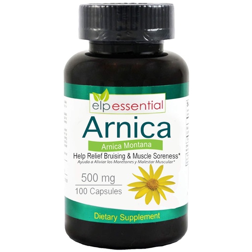 [BRSWKHY7OQOGKEQ6] ELP ESSENTIAL Arnica Montana Capsules 100 Capsules