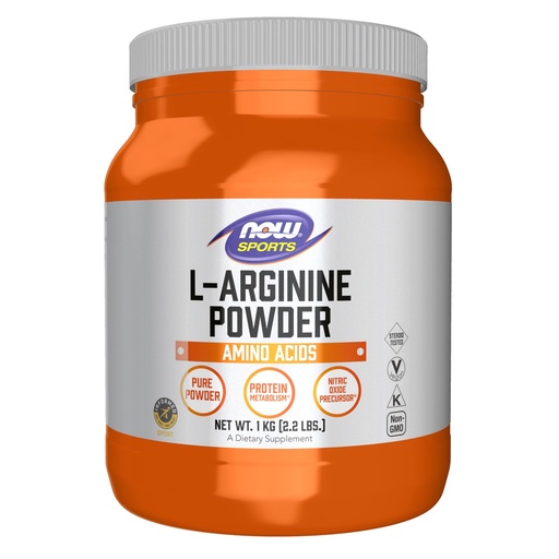 [BRSWIYYZBQEBAFDY] NOW Foods Sports Nutrition, L-Arginine Powder, Nitric Oxide Precursor, Amino Acids, 2.2-Pound