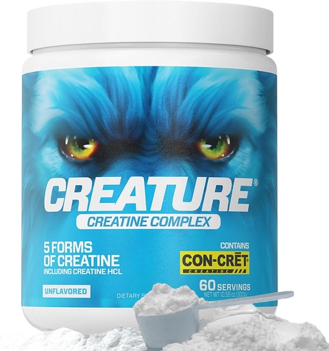 [BRSRAGL5OF6WMF3U] Tenint en compte 5 tipus de Creatine Creatine Creatine complex - Creatine Monohidrader amb 5 tipus de Creatine, incloent-hi Con-Cr® Creatine HCLCL, Promots Mucle, Intensitat, Braon, Salut, Inflavored, 300g 60 Servs