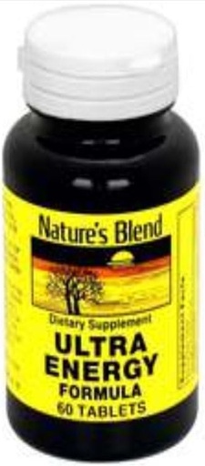 [BRSWIZ33OBYAIDA3] Nature's Blend Ultra Energy Formula 60 Tablets