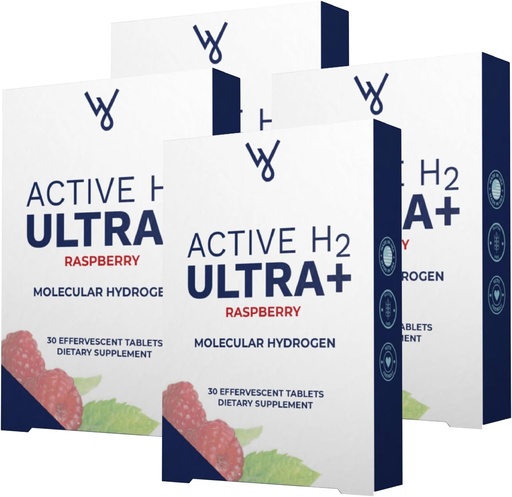 [BRSWGHDYCUCREYAY] Active H2 Ultra+ Hydrogen Water Tablet, Natural Raspberry. Optimize Health, Support Immunity, and Balance Antioxidants with Benefits of Molecular Hydrogen 240 Servings