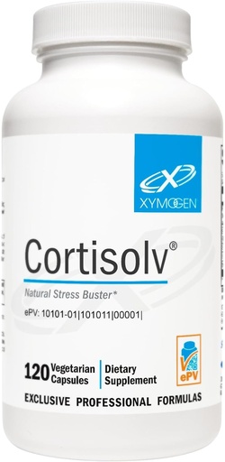 [BRSWIZYGBB7R4YDA] XYMOGEN Cortisolv Cortisol Supplement - Ashwagandha Supplement with L Theanine to Support Healthy Cortisol Levels, Energy, Relaxation and Mental Clarity (120 Capsules)