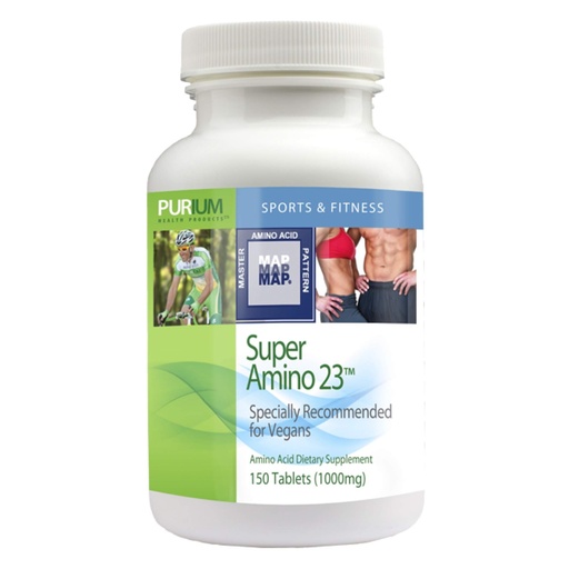 [BRSWIGIGPNYGYGTU] Purium Super Amino 23-150 Vegan Tablets - BCAA & Essential Amino Acid Dietary Supplement, Pre Workout, Recovery Aid, May Help Build Muscle - Gluten Free - 30 Servings