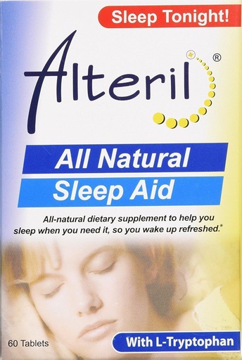 [BRSWIEIYOQJRU23Y] Alteril - Sleep Aid All Natural - 60 Tablets