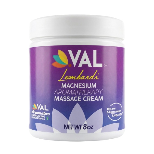 [BRSWYZT3PIJRYDLV] VAL Magnesium Aromatherapy Massage Cream 8oz | Zechstein Magnesium + MSM + Organic Oils | Fast Absorbing | Non-Greasy | Joint & Muscle Relief | Paraben-Free | Made in USA
