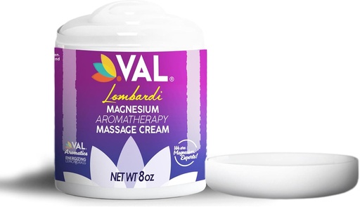 [BRSWYZT3PIJRYDLV] VAL Magnesium Aromatherapy Massage Cream 8oz | Zechstein Magnesium + MSM + Organic Oils | Fast Absorbing | Non-Greasy | Joint & Muscle Relief | Paraben-Free | Made in USA