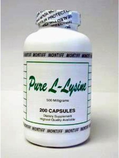 [BRSWI2T2CV6GM2I3] Pure L Lysine 500 mg 200 Cap
