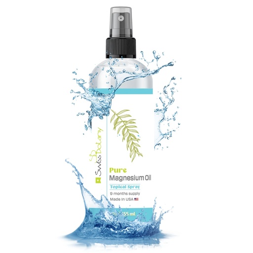 [BRSROHD3BV7QEHTV] Pure Magnesium Oil Spray - Magnesium Spray for Feet - 12 fl oz (Lasts 9 Months) - USP Grade Organic Topical Magnesium Spray - Naturally Sources - eBook Included - Made in USA