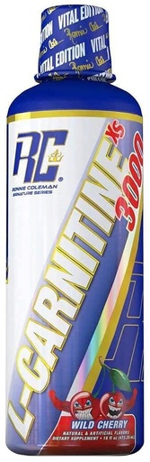[BRSWGBACOZ7RSC34] Ronnie Coleman Signature Series L-Carnitine 3000 Mg Liquid - Pack of 473 ml (Wild Cherry)