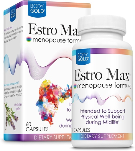 [BRSWGZIYOYPWMAA7] Body Gold Estro Max Menopause | 60 ct