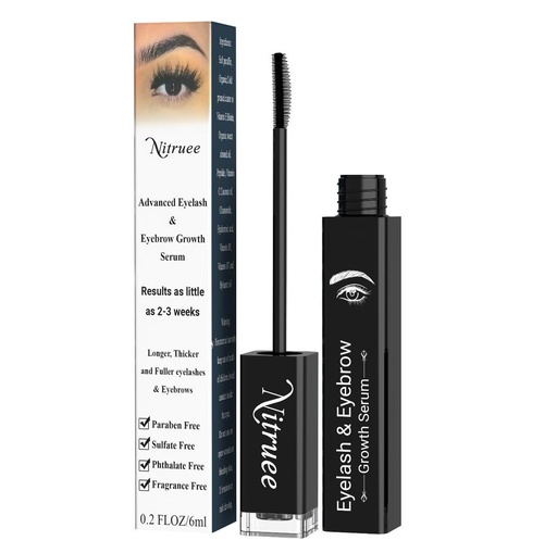 [BRSROAICC56AMDLK] Eyelash Growth Serum - Lash Serum for Eyelash Growth - Eyelash and Eyebrow Growth Serum to Achieve Longer, Fuller Lashes and Brows- Enhance Natural Lashes with Powerful Eyelash Serum Formula