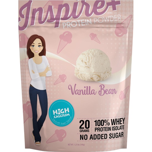 [BRSROGQNBBYAYFLB] Bariatric Eating Inspire Vanilla Bean 20g Whey Protein Isolate Powder with Calcium