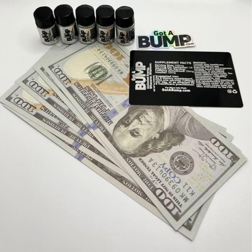 [BRSRAYA6B4CQACY3] Got A Bump™ - 1g Container (500mg Caffeine Per Vial) (Starter Bundle)