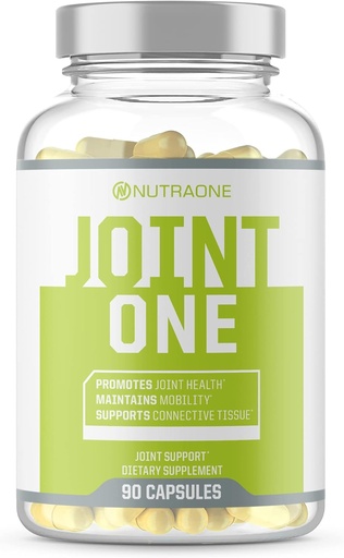 [BRSWGAIDBEFRYD37] JointOne Joint Support by NutraOne - Joint Supplement for Women and Men to Help Maintain Joint Health with Collagen, Glucosamine, and Turmeric* (90 Capsules)