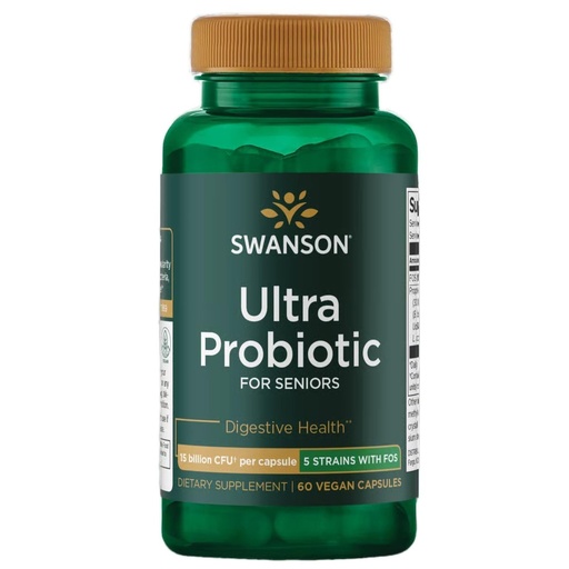 [BRSWGYYBCMGWEAL5] Swanson Ultra Probiotic for Seniors 30 Billion Cfu 60 Veg Capsules