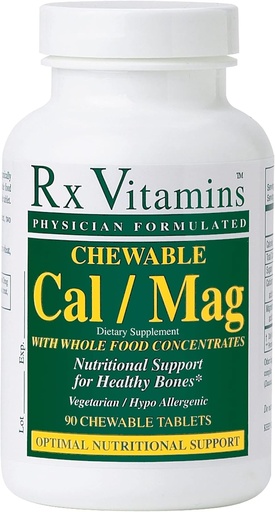 [BRSWIZQCO56BCHDC] Rx Vitamins Chewable Calcium/Magnesium Tablets, 90 Count