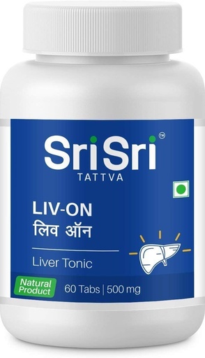 [BRSWGAYRAUNAIDLO] Sri Sri Products Liv-On - 60 Tab (for All Liver Related Problems) X 1