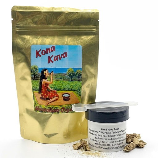 [BRSROBAYAANBUYD6] Full Spectrum 55% Kavalactone Paste (0.5 oz) - Maximum Strength Noble Kava Root - Supercritical CO2 Cold Extraction - Ultra-Potent, Vegan & Travel-Friendly - Non-GMO & Easy to Mix
