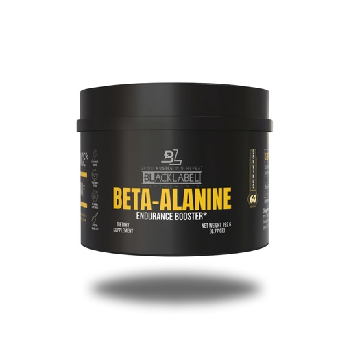 [BRSRAAL7BFYGMCD2] BLACKLABEL Supplements Beta-Alanine Powder, 60 Servings – Unflavored Amino Acid Supplement for Endurance Support, High-Intensity Training, Sprinting, Crossfit & Sports Performance – Caffeine-Free