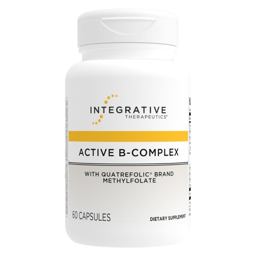 [BRSWIEIPA54QAGQZ] Integrative Therapeutics Active B-Complex - Cellular Energy & Heart Health Support with Vitamins B2, B6 & B12* - Supports Nervous & Immune Systems* - Third-Party Tested - 60 Capsules (30 Servings)
