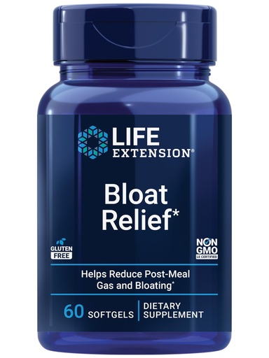 [BRSWYH3QBEMWEGQ6] Life Extension Bloat Relief, Artichoke, Ginger, Fennel and Turmeric for Digestive Health, Supports Bloating Relief and Promotes Digestive Comfort, Gluten Free, Non-GMO, 60 softgels