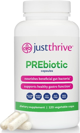 [BRSRMEL5AEIRSG3U] Просто Thrive PREbiotic Capsules - пребіотична суміш для здоров'я кишечника і імунітету, 120 капсули