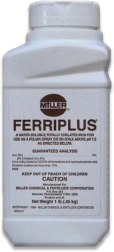 [BRSWKFD7BQORCELC] MILLLER Ferriplus 6% Chelated Iron 1 lb