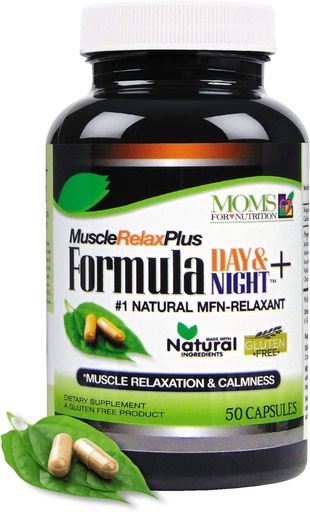 [BRSWYZL3BEOQK3L2] All Natural Muscle Relax Formula Plus - 50 Capsules - Daytime/Nighttime Natural Relaxant