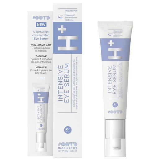 [BRSRMYIQAEDWOAAZ] Korean Eye Serum for Under Eye Hydrating, Anti-aging Wringkles Firming Puffy Eye Bags Dark Circle, Hyaluronic Acid, Vitamin C, Caffeine, Vegan Under Eye Treatment 30g