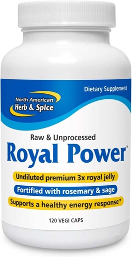 [BRSWIY3YAUOAAD36] North American Herb and Spice, Royal Power Vegi-Caps, 120-Count