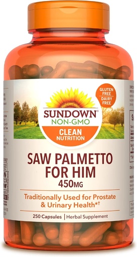 [BRSWIY37BAHGOFQ5] Sundown Saw Palmetto, 250 Capsules