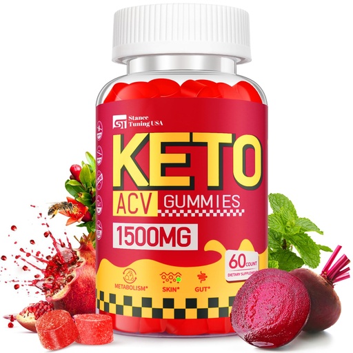 [BRSROAT3PICGO23J] Keto ACV Gummies for Weight Loss - Delicious 1500MG Apple Cider Vinegar with Mother, Probiotics, Vitamins B6 & B12 - Sugar Free, Vegan & Non-GMO - Supports Gut Health, Metabolism & Fat Burn for Women