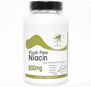 [BRSWKE32BB5AYFAV] Flush Free Niacin 500mg ~ 90 Capsules - No Additives ~ Naturetition Supplements