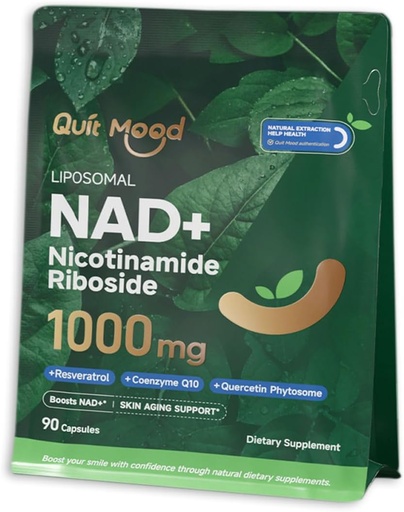 [BRSRAHAYBMGQOA3U] Nicotinamide Riboside Complex – Cellular Energy & Healthy Aging Support with Resveratrol, Quercetin Phytosome & CoQ10 -NMN Supplement for Skin Aging Supports– 90 Capsules