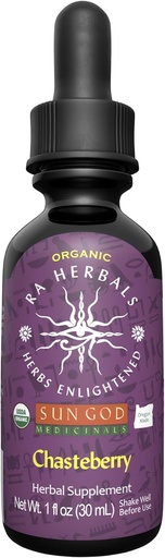 [BRSWGH34BMMQ4HL7] Ra Herbals Organic Chasteberry Extract | Vitex Agnus-Castus Herbal Tincture | Female Hormonal Balance & Menstrual Support | USDA Organic, Vegan, Liquid Drops | 1 fl oz