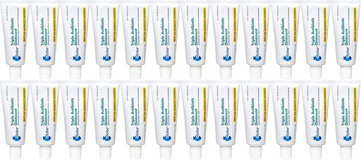 [BRSWKHY3OUMRGH36] Globo Triple Antibiotic First Aid Ointment, 0.5 oz (24-Pack) Unguento Antibiotico di primo soccorso, Protezione delle infezioni 24 ore, Trattamento della cura dei tessuti per piccoli ceppi, ustioni e tagli