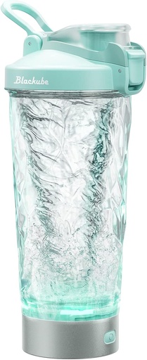 [BRSW2CQROEGWADTG] BLACKUBE Electric Protein Shaker Bottles - 18 oz Rechargeable Vortex Mixer Cup | BPA Free | Made with Tritan | För att göra Protein Shakes
