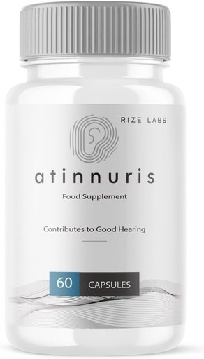 [BRSROHYROBYRMFLL] rize labs Atinnuris Capsules, Dietary Supplement to Help Soothe Ear Nerves, Support Healthy Hearing, Advanced Formula Pills (60 Capsules)
