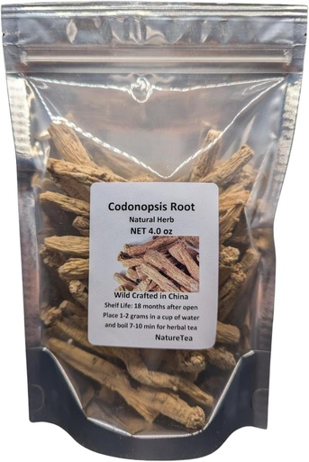 [BRSWGZLQB4PGY3DX] Codonopsis Root - Dang Shen Dried Radix Codonopsis 100% from Nature (2 oz)