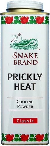 [BRSWIZ37BJYW2CLC] Snake Brand Prickly Heat Cooling Powder for Everyday Use - Anti-Chafing, Heat Rash Relief, Classic Original Scent (9.9 Oz / 280g)