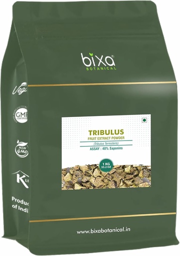 [BRSRMEIYBUGROCL2] bixa BOTANICAL Gokhru/Tribulus (Tribulus Terresteris) Dry Extract - 40% Saponins by Gravimetry | Pack of 1 | Supports Genito-Urinary Health & Muscle Build